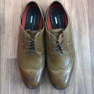 Rockport Men’s Brown Leather Wingtip